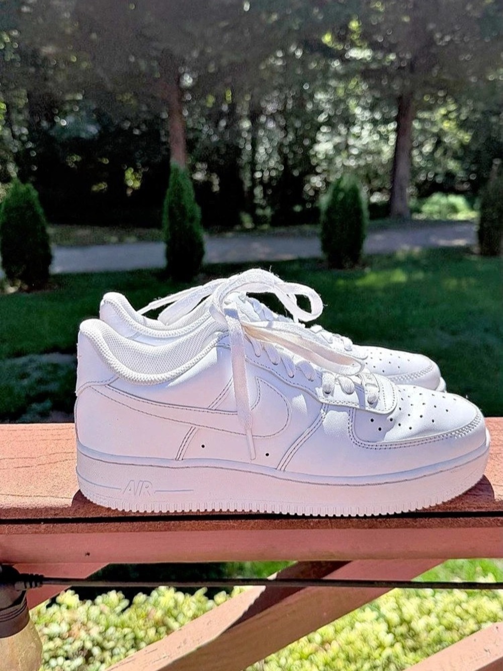 Nike Air Force 1 '07 "Triple White" (DD8959-100) - Women's Size 9.5 / EUR 41